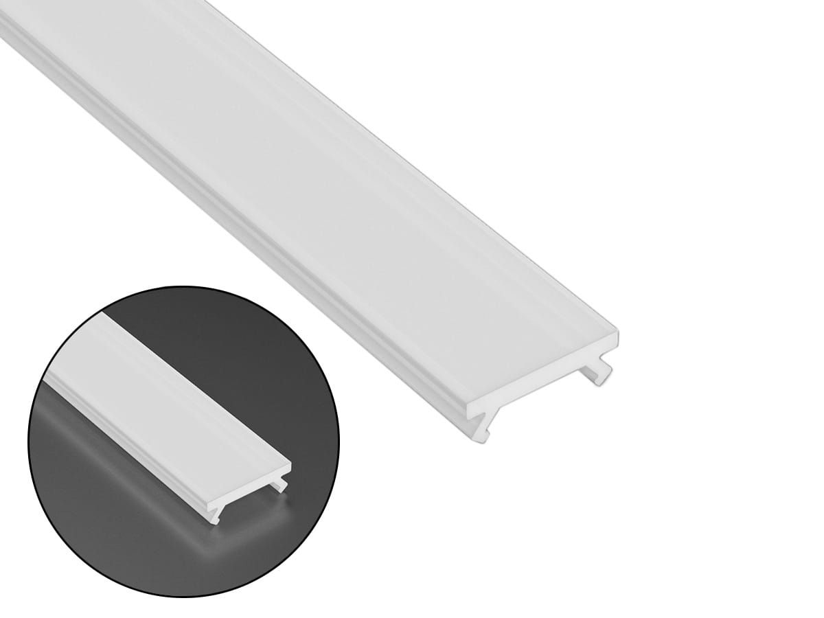  Klosz do profilu SLIM mleczny 2m